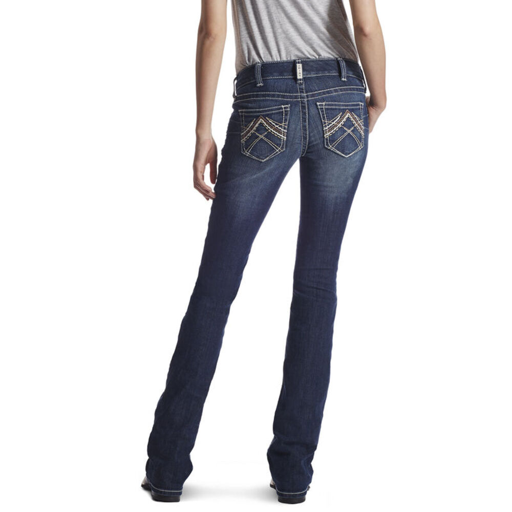Ariat Women's Boot Cut Jeans - Dark Blue
